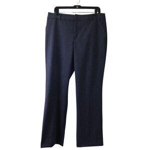 NWT Nine West Pants Women’s 14 Blue Barely Bootcut  Trousers Mid Rise Boot Cut
